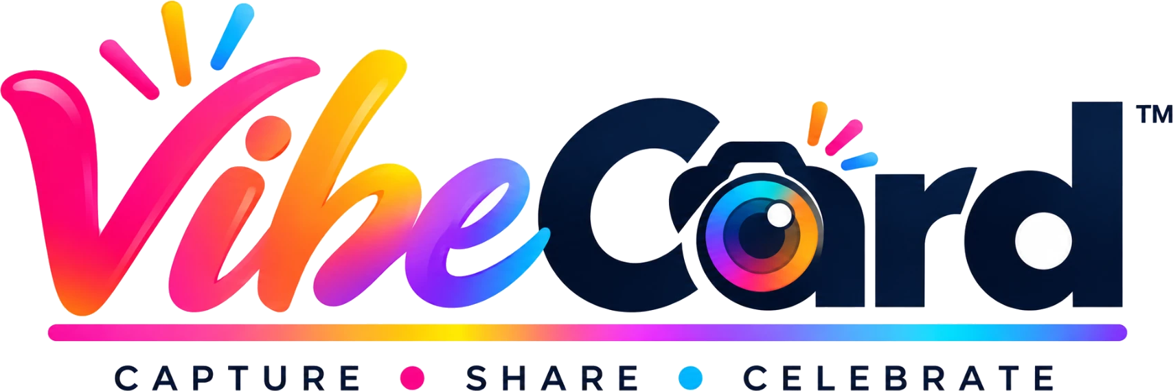The Vibe Card — Capture · Share · Celebrate